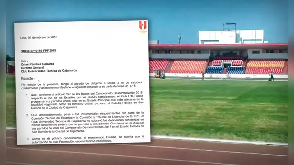 ¿Cuándo fue la última vez que hubo un walk over en el inicio de la Liga 1?