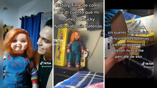 Joven revela cómo se dio cuenta de que su Chucky de juguete se movía solo sin haberle puesto pilas