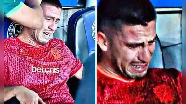 Santiago Ormeño rompió en llanto en su debut con Juárez tras lesionarse la rodilla