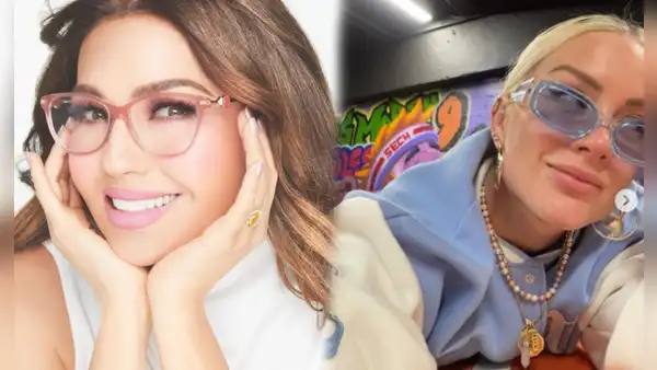 Leslie Shaw niega discusión entre ella y Thalía, y revela cómo es su relación: “Es superlinda”