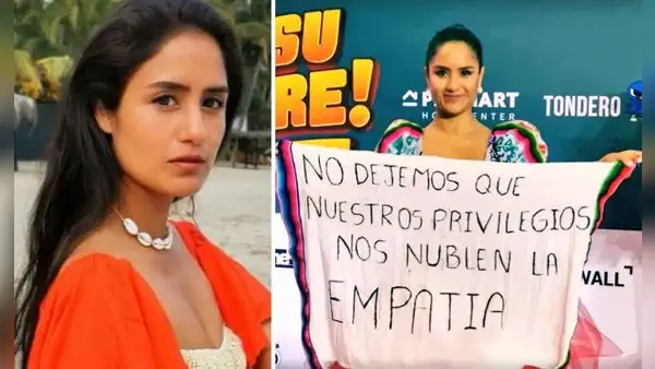 Mayella Lloclla protesta en ESTRENO de "Asu mare": "Que nuestros privilegios no nos nublen la empatía"