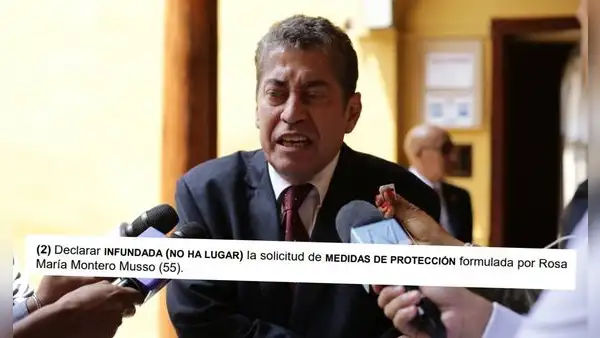 Eloy Espinosa-Saldaña: juez niega medidas de protección a esposa del exmagistrado del TC