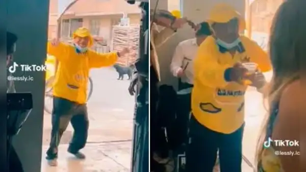 Heladero se une a fiesta familiar y suelta los ‘pasos prohibidos’ al ritmo de huayno