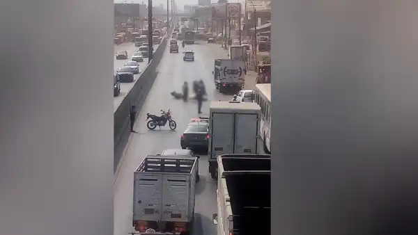 Puente Piedra: policía murió tras chocar su moto y ser arrollado por tráiler en la Panamericana Norte