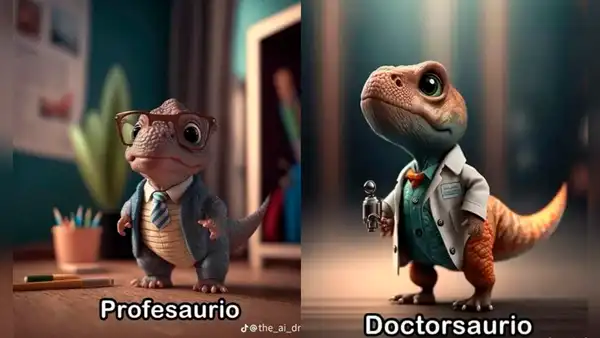 ¿Cómo crear tu propio meme o sticker del dinosaurio bebé con la inteligencia artificial?