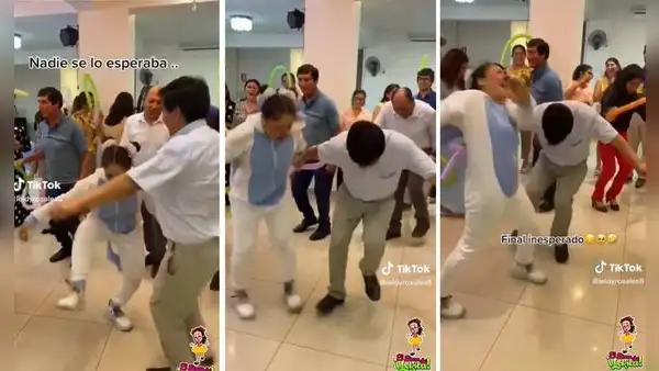 Peruano reta a payasita a bailar huayno y usuarios se sorprenden con inesperado final