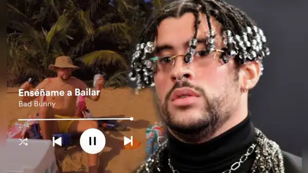Bad Bunny acusado de violar derechos de autor por no dar crédito a artista en "Enséñame a bailar"