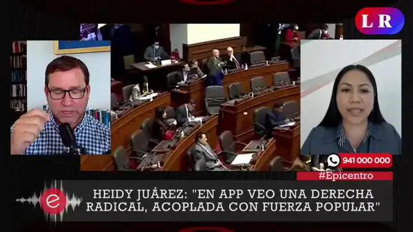 Heidy Juárez: "El interés primordial de algunos congresistas es quedarse"