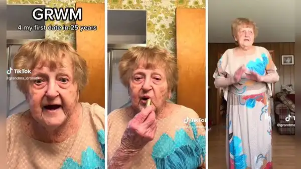 Una mujer de 92 años se grabó arreglándose para su primera cita luego de más de 30 años y se hizo viral