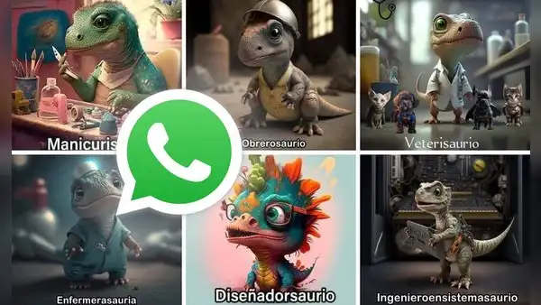 WhatsApp: ¿cómo tener los stickers de los 'dinosaurios profesionales' que están de moda?