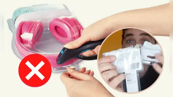 ¿Cómo abrir fácilmente los empaques blister sin usar tijera? Este truco te ayudará a conseguirlo
