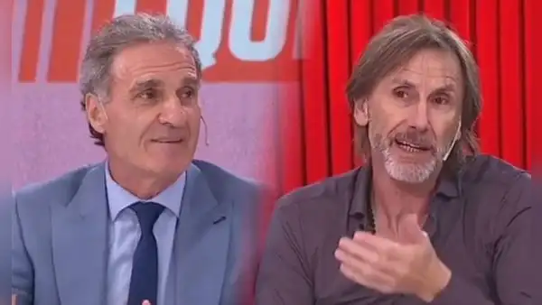 Ricardo Gareca se incomoda con Óscar Ruggeri cuando este revelaba una anécdota que vivieron en Perú