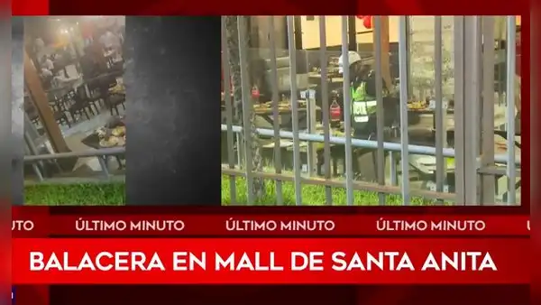 Santa Anita: sujetos desataron balacera en restaurante del Mall Aventura Plaza