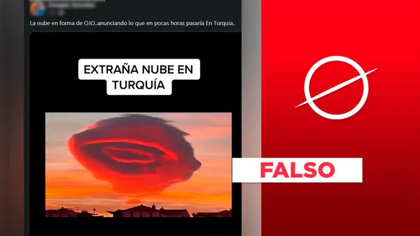 Nube en forma de ojo no tiene relación con el terremoto en Turquía y Siria