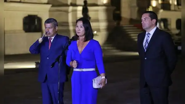 Dina Boluarte y Keiko Fujimori se reunieron en Palacio de Gobierno este miércoles