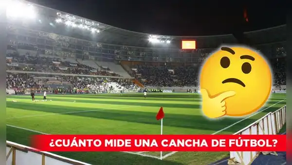 ¿Cuáles son las medidas reglamentarias de una cancha de fútbol?