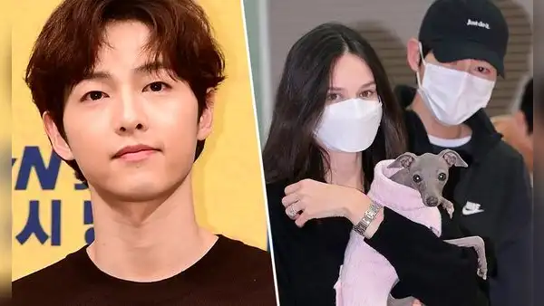 Song Joong Ki y su esposa reaparecen juntos en aeropuerto de Corea