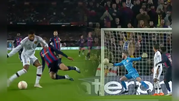 Marcos Alonso puso el 1-0 de Barcelona sobre el United, pero Rashford lo empató en 2 minutos