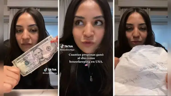Joven sorprende a usuarios al revelar cuánto gana en propinas al día limpiando hoteles en EE. UU.