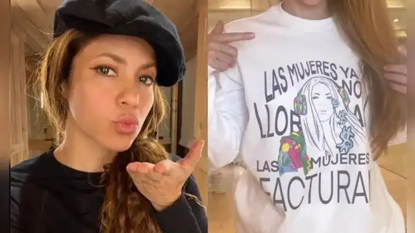 Shakira pone a la venta sudaderas con la frase: “Las mujeres ya no lloran, las mujeres facturan”