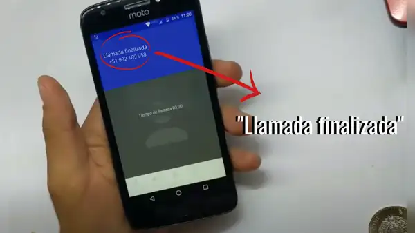 ¿Por qué cuando llamo a un número me sale "llamada finalizada" y se cuelga sola?