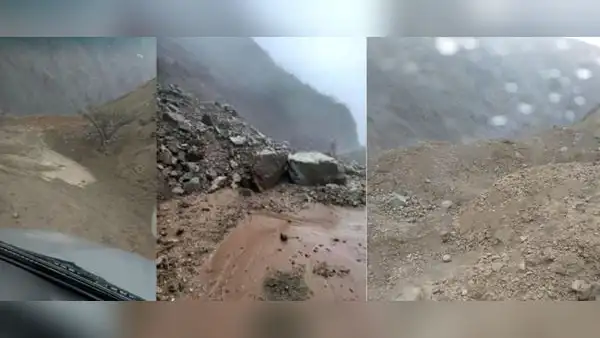 Áncash: huaico por las constantes lluvias bloquea la carretera a Huari y Huayllampampa