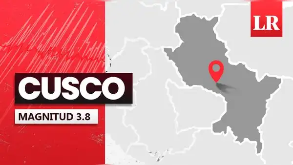 Temblor de magnitud 3.8 remeció Cusco esta tarde, según IGP