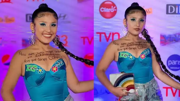 Milena Warthon: ¿qué frase lució orgullosa en el pecho para el Festival de Viña del Mar?