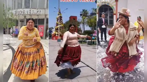 ‘Cholita Lu’, la tiktoker del momento que causa furor desde Puno con sus coloridas polleras