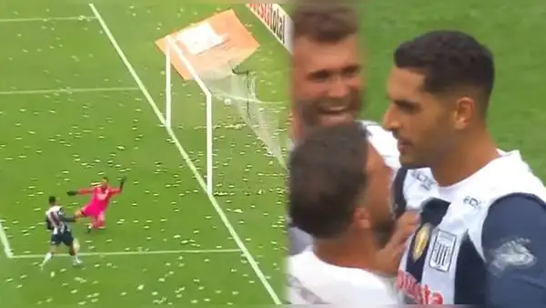 ¡Definición de crack! Pablo Sabbag le sombreó el balón a Carvallo para anotar el 1-0 de Alianza