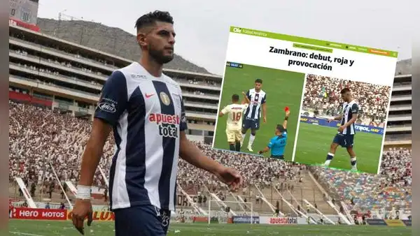 Prensa argentina reacciona tras la expulsión de Zambrano ante la 'U': "La maldición de Boca"