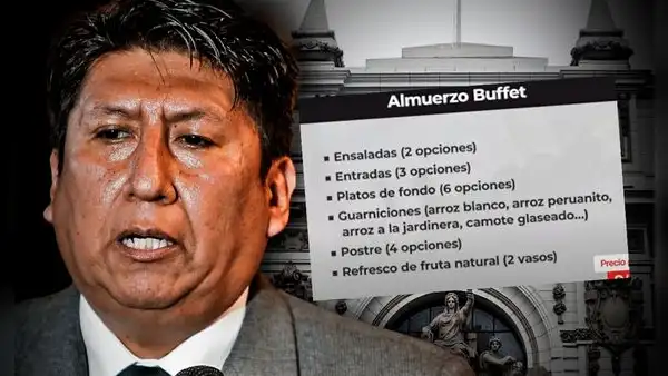 Waldemar Cerrón sobre bufet de S/80 para congresistas: "Alimentarse no es un gasto innecesario"