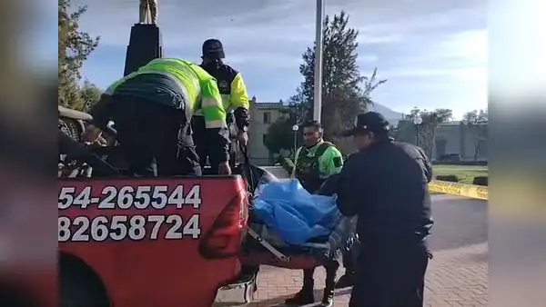 Serenos hallan cuerpo sin vida de una persona en un parque de Arequipa