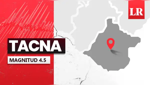 Temblor de magnitud 4.5 se sintió en Tacna hoy, según IGP