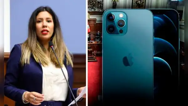Rosselli Amuruz sobre iPhones para congresistas: "Nos lo ofrecieron, ¿qué culpa tenemos nosotros?"