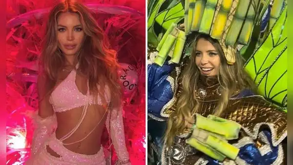 Flavia Laos quedó en shock al ver el traje que luciría en el Carnaval de Río de Janeiro