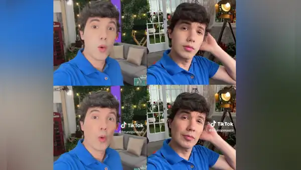 Bruno Pinasco prueba el filtro de la juventud y causa furor en redes sociales: “¿Cuál es el original?”