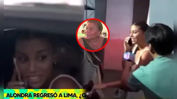 Alondra García Miró: así reaccionó la modelo cuando le preguntaron por doña Peta