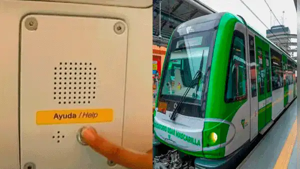¿Cómo funcionan los botones de emergencia de los trenes del Metro de Lima y en qué casos usarlos?