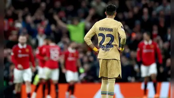 Barcelona quedó eliminado de la Europa League tras caer por 2-1 ante Manchester United