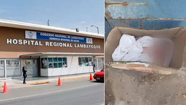 Recién nacido fue abandonado en calle de Chiclayo al interior de una caja de cartón