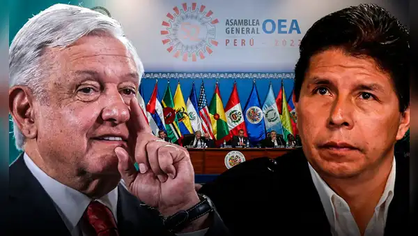 AMLO critica a la OEA por crisis en Perú: “Le dan la razón al autoritarismo”