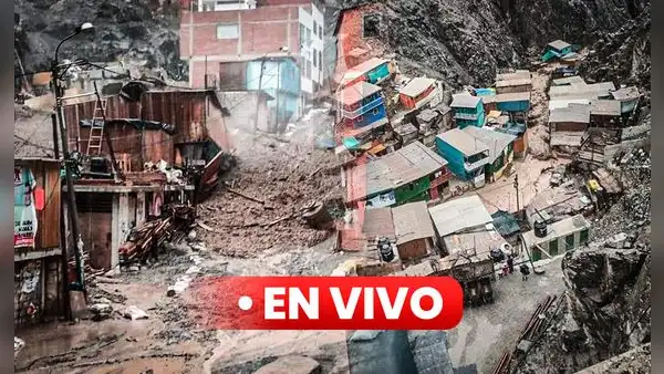 Huaicos y lluvias en Perú EN VIVO: distritos en riesgo alto, reportes de Indeci y último minuto hoy