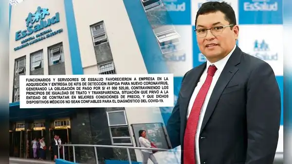 EsSalud pagó 41 millones de soles por pruebas rápidas sobrevaluadas a empresa que fue adjudicada a dedo