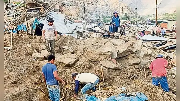 Precipitaciones arrecian y dejan un muerto en Yauyos