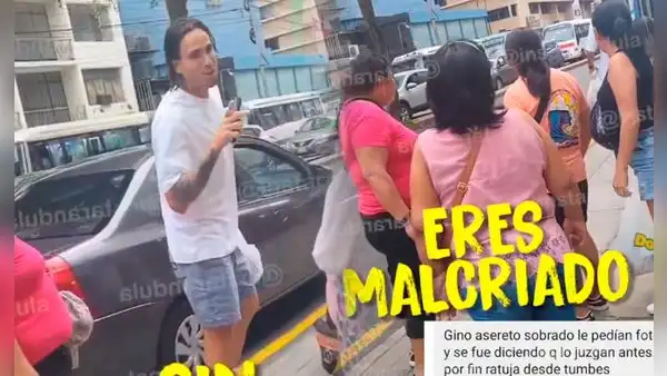 Gino Assereto y su inesperada reacción con mujer en la vía pública: "Me has juzgado sin conocerme"