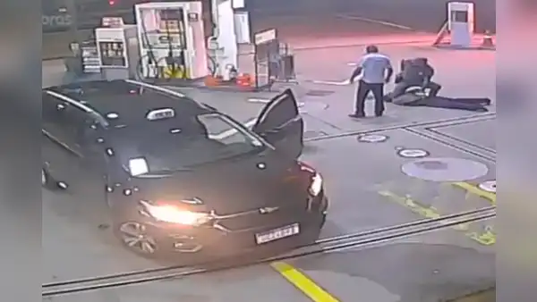 Taxista choca su auto contra patrullero de la Policía para escapar de un intento de secuestro