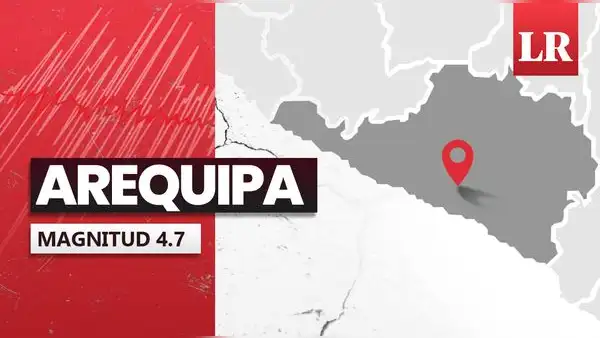 Temblor de magnitud 4.7 se sintió en Arequipa hoy, según IGP