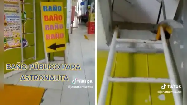 Hombre encuentra un "baño para astronautas" en el centro de Lima y usuarios quedan en shock