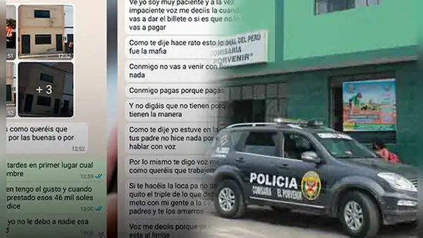 Mujer denuncia que el Tren de Aragua la amenaza por S/46.000 que nunca pidió prestado